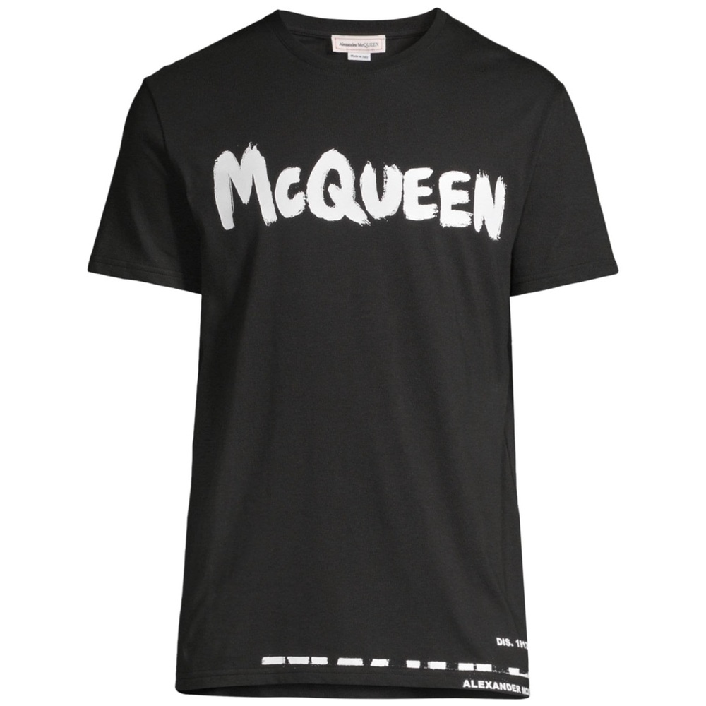 Alexander McQueen Logo-Print Cotton T-Shirt